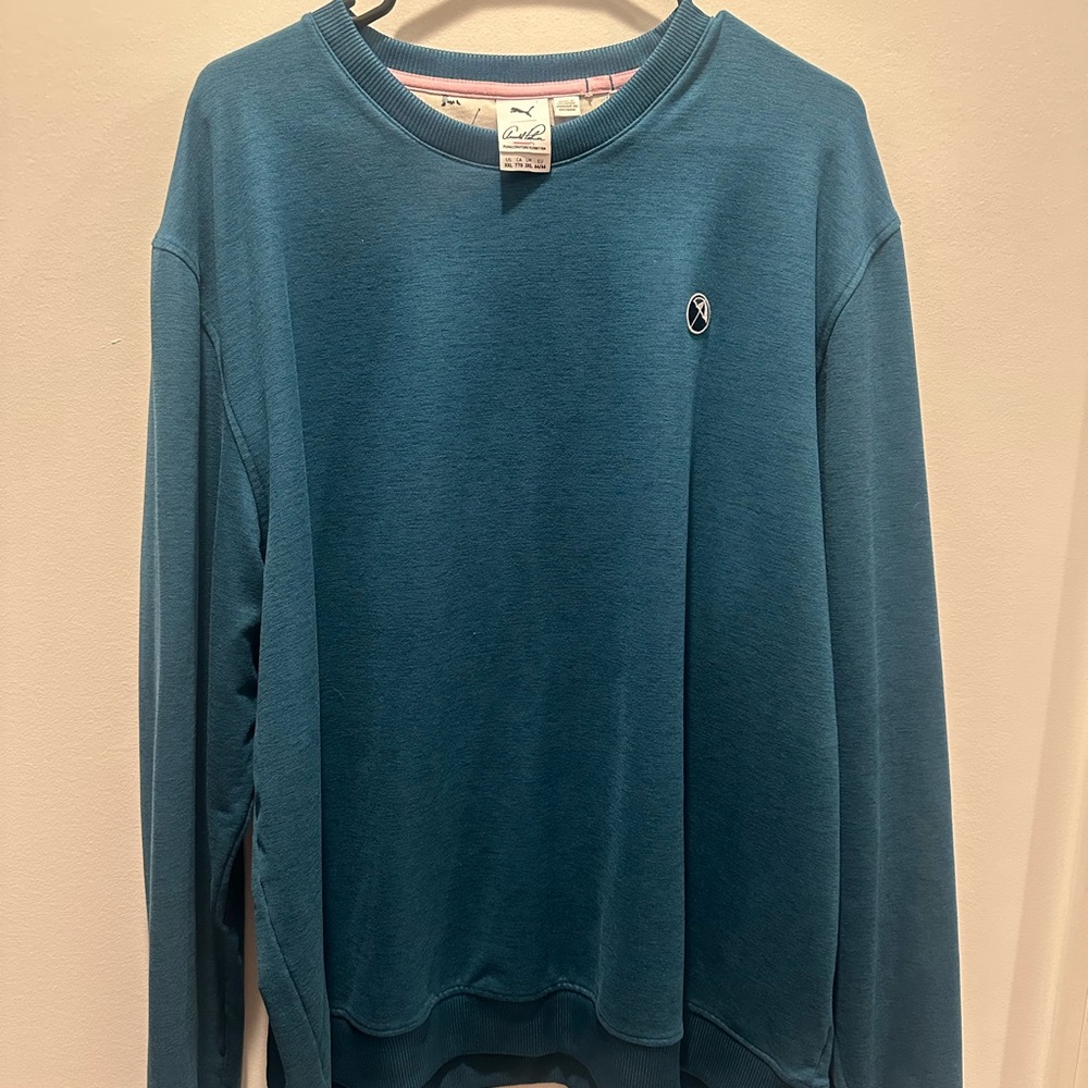 Puma Blue Crewneck Sweater for Effortless Style